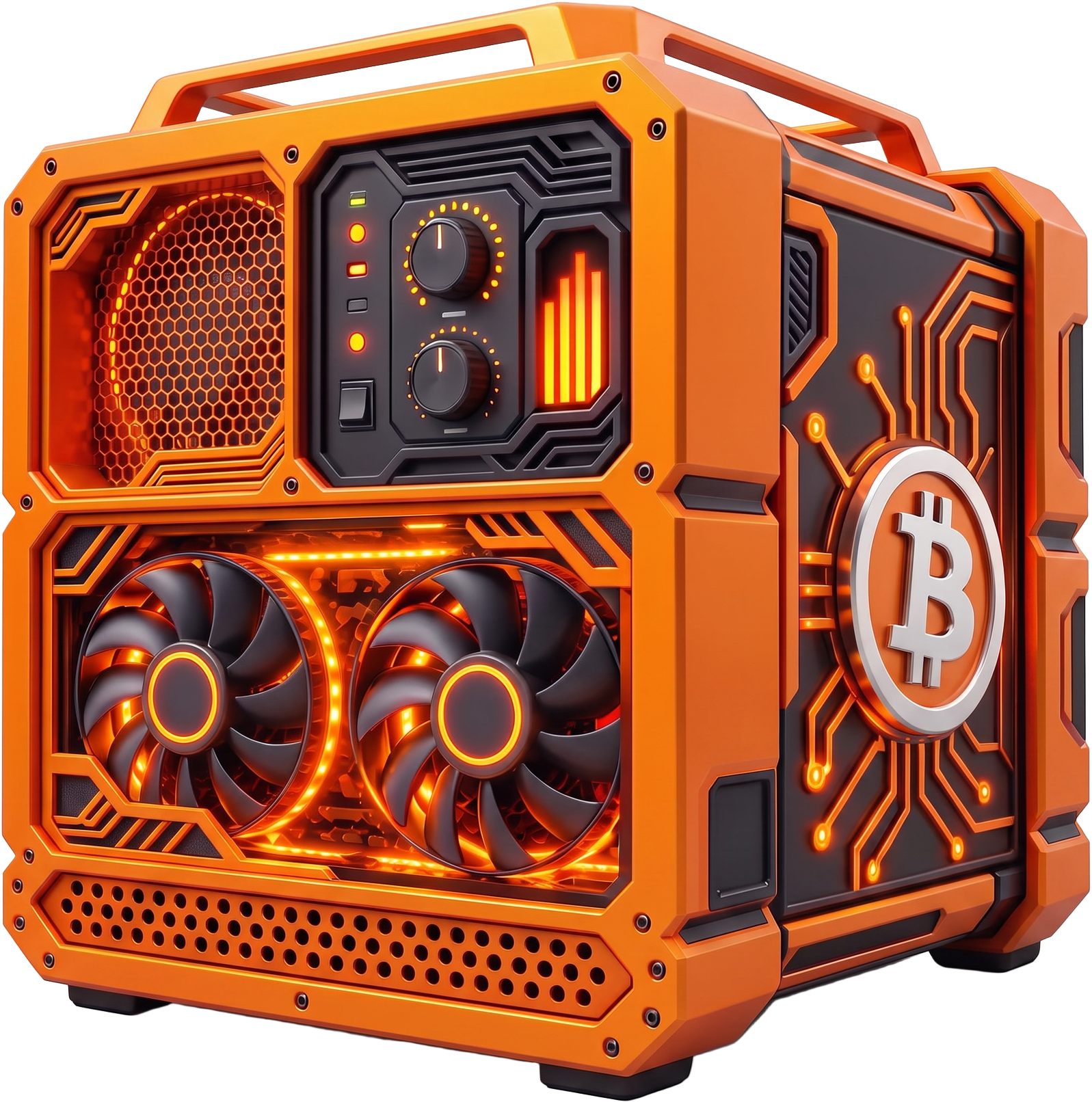 rare BTCBRIG mining rig